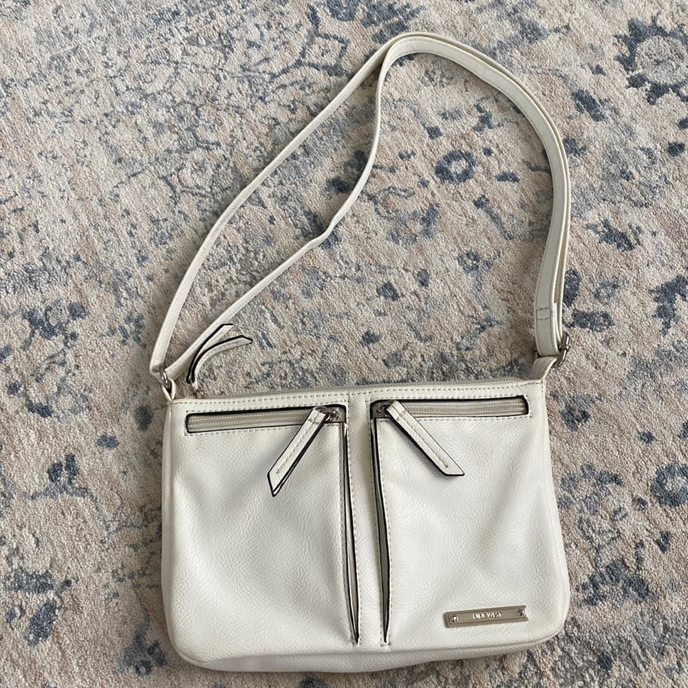 white nine west purse bag